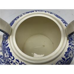 Spode Italian pattern large novelty teapot, H32cm  