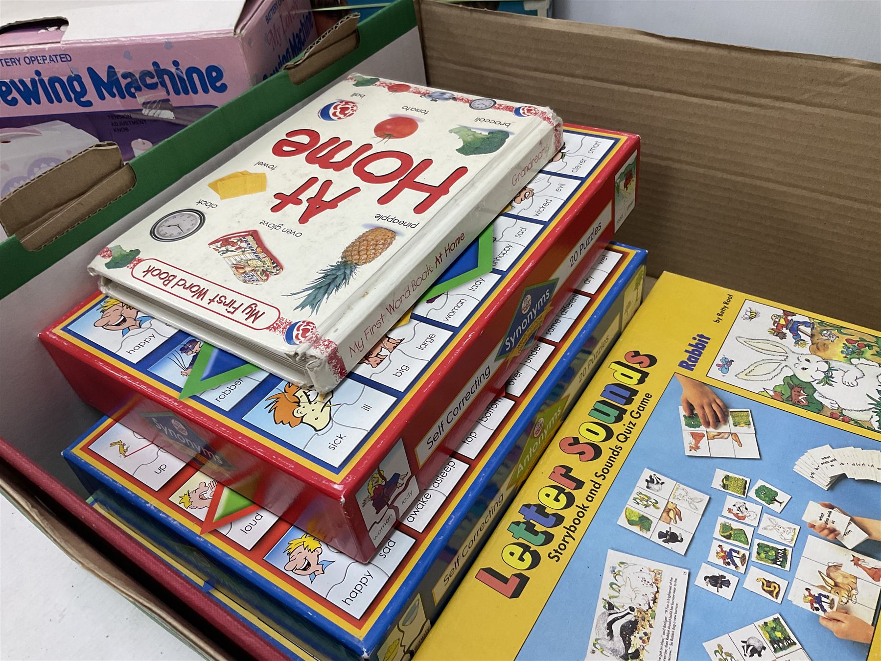 Fisher-Price Ferris Wheel no.969, Loony Links 1971 by Kohner Bros., Inc, My Lovely Sewing Machine, boxed; together with further similar collectables 