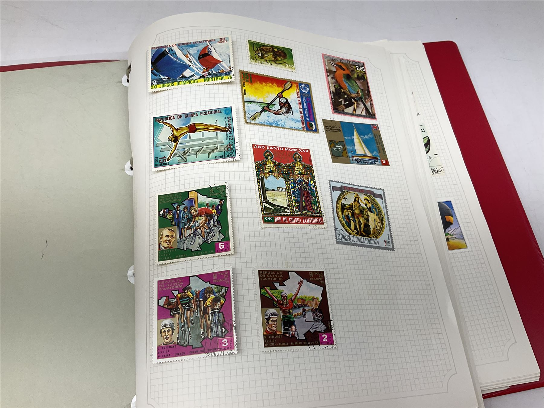 Great British and World stamps, including pre-decimal Queen Elizabeth II, Belgium, Canada, Costa Rica, Honduras, Japan etc, housed in various albums, stockbooks and loose, in one box