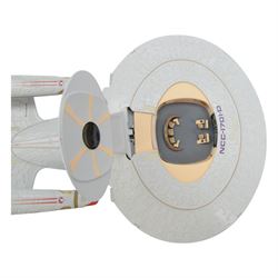 Two Paramount Pictures Star Trek die cast models, comprising USS Enterpirse NCC-1701-D and 25th Anniversary Edition USS Enterprise NCC-1701, both with stands