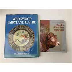 Group of Fine Art and Antique reference books, to include examples on Victorian painters, equestrian artists, Worcester porcelain, etc. 