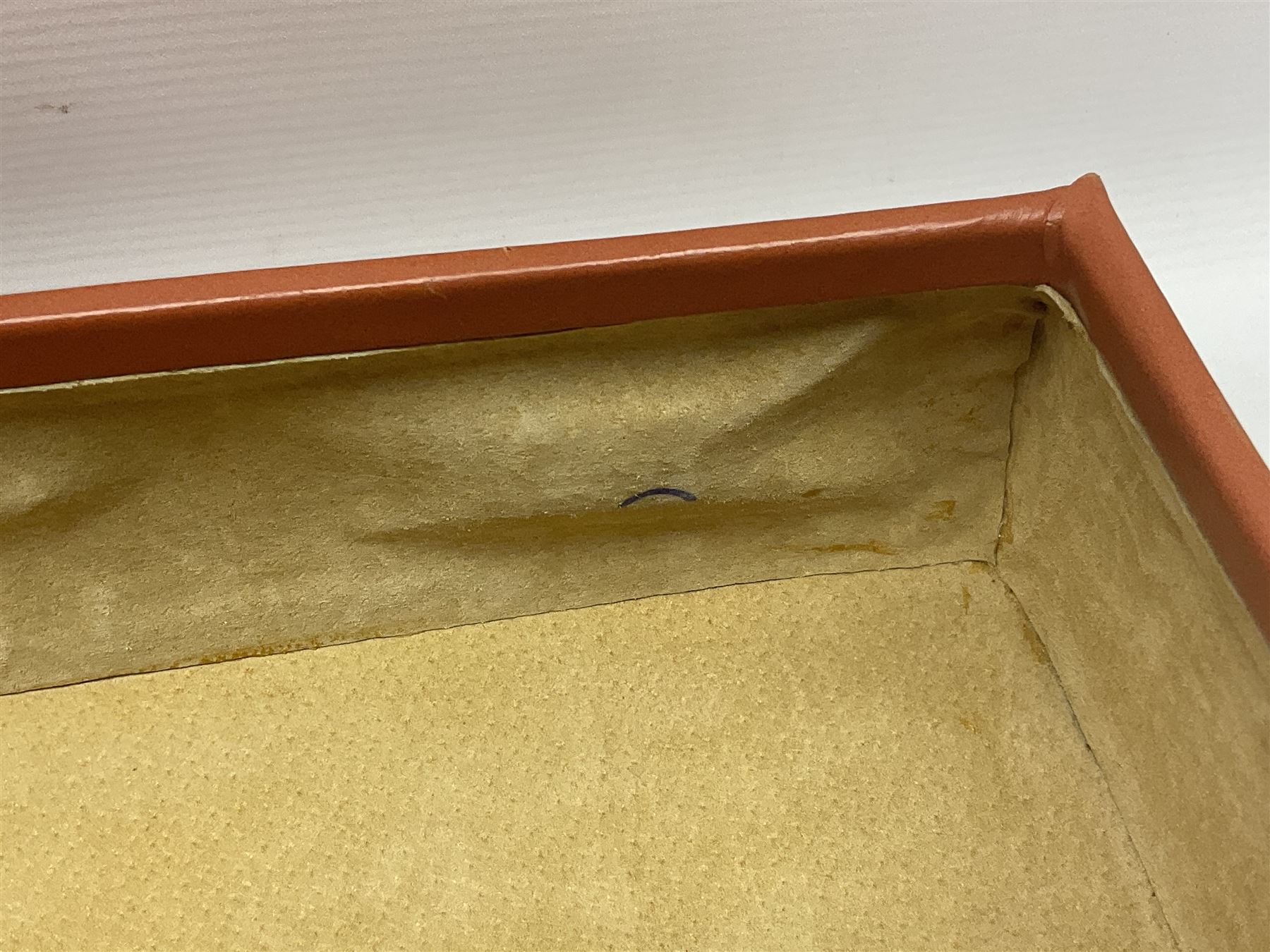 Papworth of Cambridge  leather attaché case, with brass fittings, with internal stationary compartments, H34cm, L47cm 