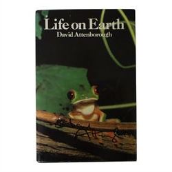 Four signed Sir David Attenborough books, comprising The Private Life of Plants, The Life of Birds, The Zoo Quest Expeditions and Life on Earth