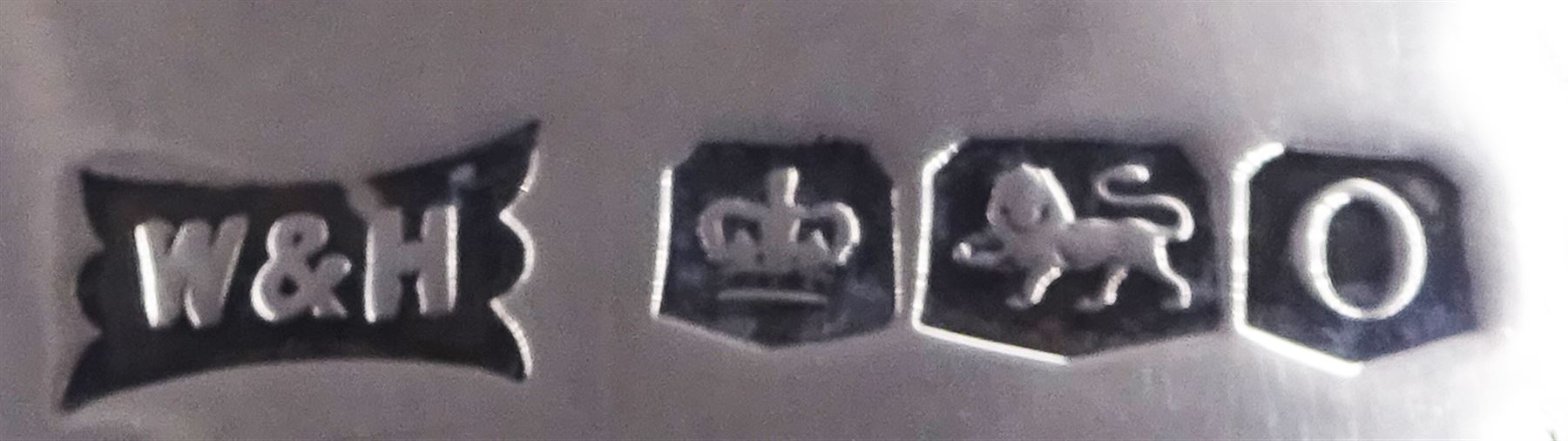 1930s silver trophy cup, of plain form, upon knopped stem and circular stepped foot, body with presentation engraving 'Cloughton and Burniston Sweet Pea Challenge Cup' with winners engraved verso, hallmarked Walker & Hall, Sheffield 1931, upon ebonised base, including base H28.7cm