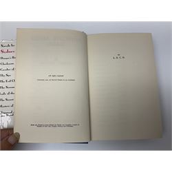 Collection of Hodder and Stoughton yellow jacket version books, to include Sydney Horler, George Goodchild, Dornford Yates, Leslie Charteris etc 