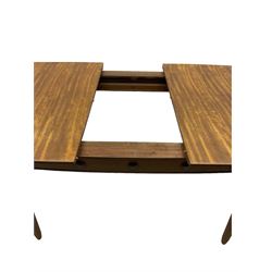 Frank Whitton for Gordon Russell mid-20th century oval extending dining table with leaf, and five chairs