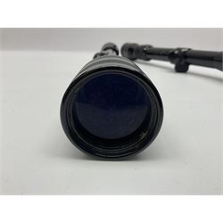 Four telescopic rifle scopes - Hawke 10-40x50, Hawke 8-32x56, Redfield 6 x 18 and Silver Antler (4)