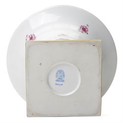 Herend vase painted in the 'Chinese Bouquet' pattern, printed marks to base, H19cm