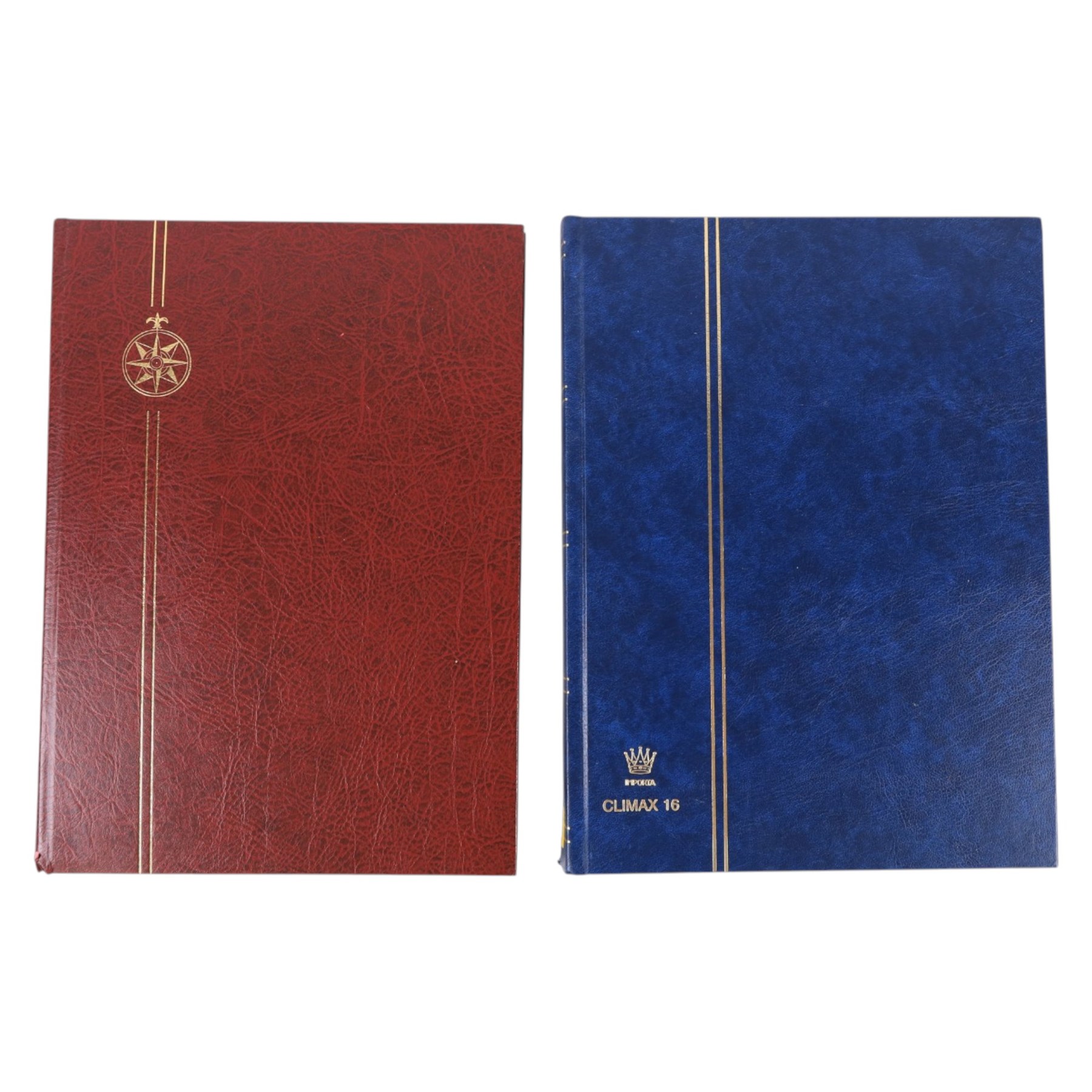 Queen Elizabeth II mint decimal stamps in two folders, face value of usable postage approximately 470 GBP