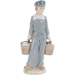 Collection of Lladro figures, including Platero and Marcelino 1181, Grey Squirrel, Geese etc 