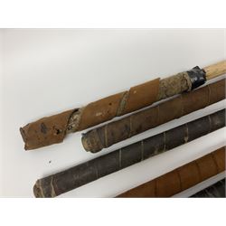 Collection of vintage wooden shaft golf clubs, including J & D Clark,  J Winton, etc (7)