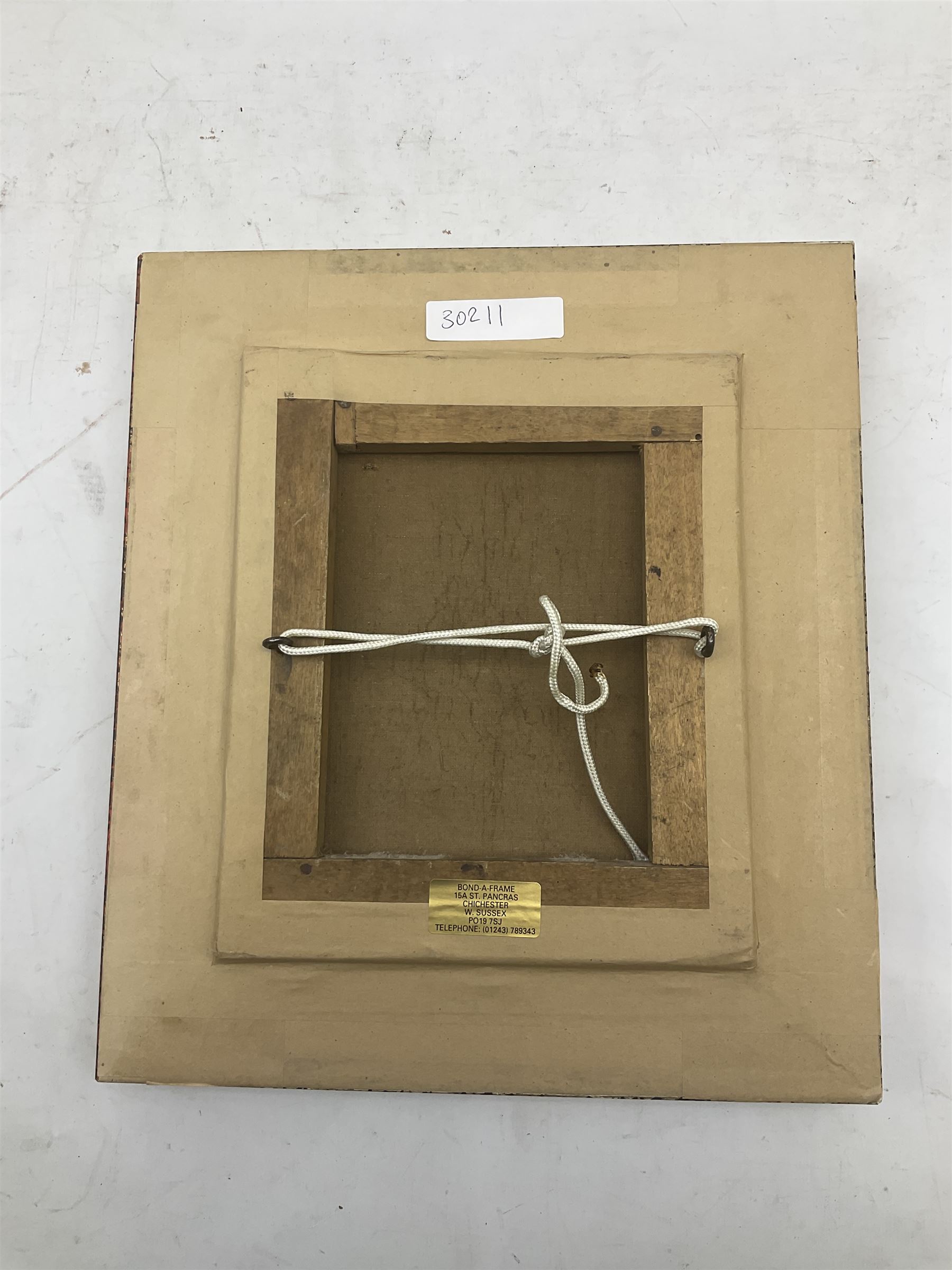 After Pompeo Girolamo Batoni (Italian 1708-1787): 'The Heart of Jesus', oil on canvas unsigned 22cm x 18cm