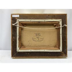 Robert John Hammond (British 1879-1911): Upland Cottages, pair oils on canvas signed 24cm x 34cm (2)