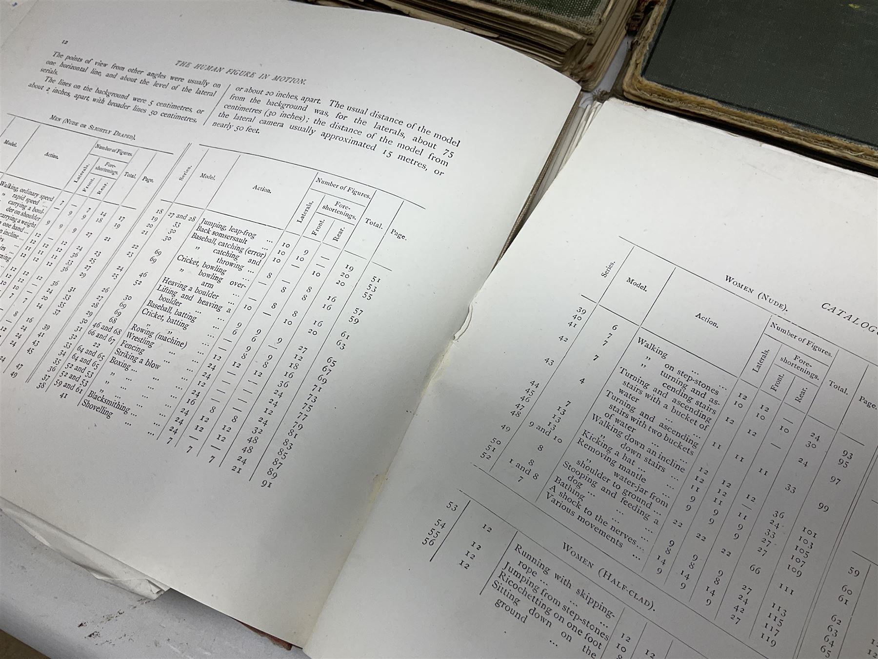 Muybridge, Eadweard; The Human Figure in Motion, London, Chapman & Hall Ld, Art, Wright, J Wright; The Sculpture and Art Students' Guide to the Proportions of the Human form, plates reproduced by John Sutcliffe, Luard L.D; Horse and Movement, London Cassell and Company ltd, with eight plates in colour and twenty-four in half-tone, together with other folious    
