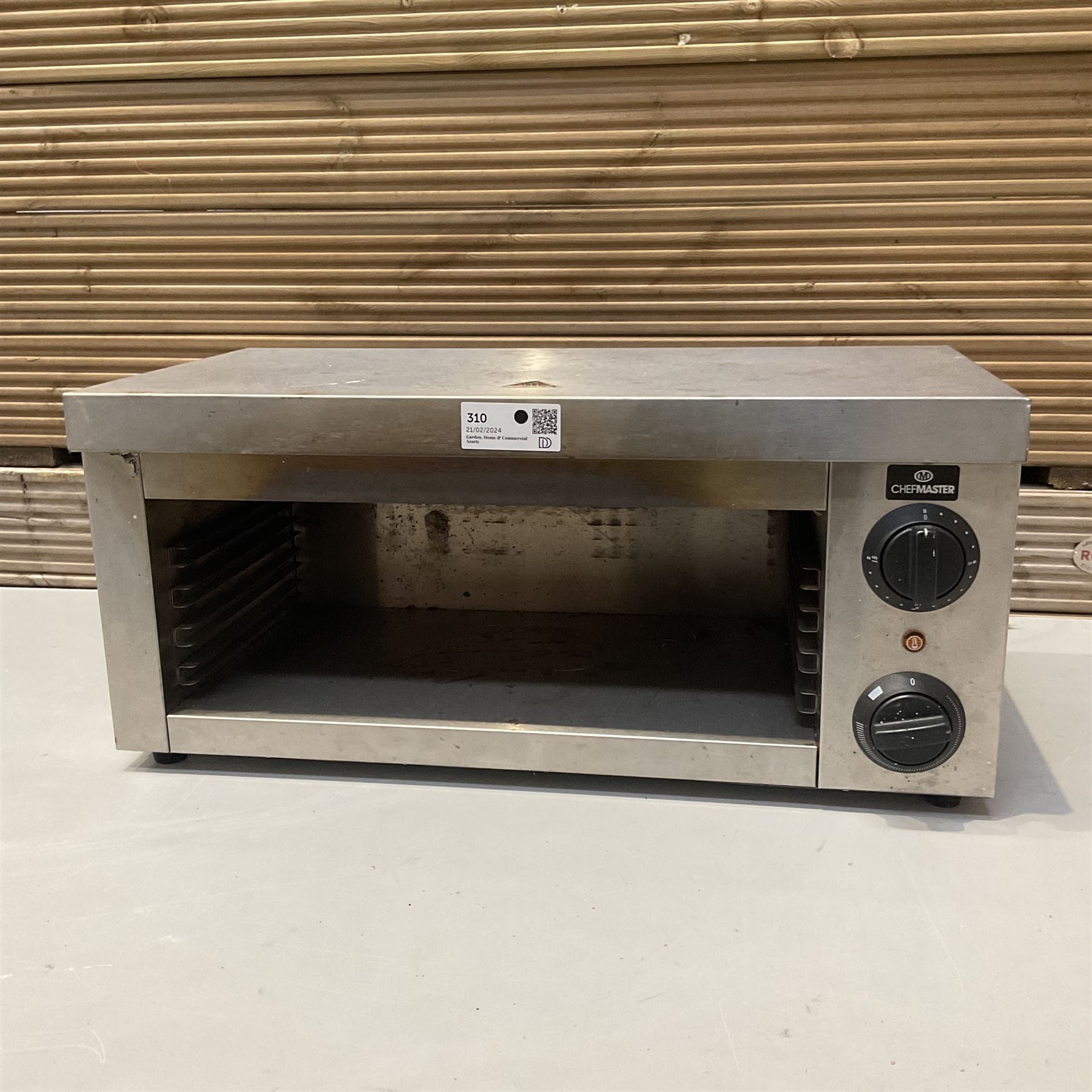 Chef Master salamander grill - THIS LOT IS TO BE COLLECTED BY APPOINTMENT FROM DUGGLEBY STORAGE, GREAT HILL, EASTFIELD, SCARBOROUGH, YO11 3TX