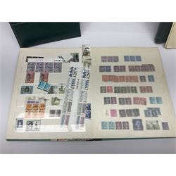 Queen Elizabeth II Great British first day covers with special postmarks and printed addresses, other covers, QEII used postage stamps, Basutoland, Southern Nigeria and other world stamps, housed in various albums, stockbooks, folders and loose, in one box