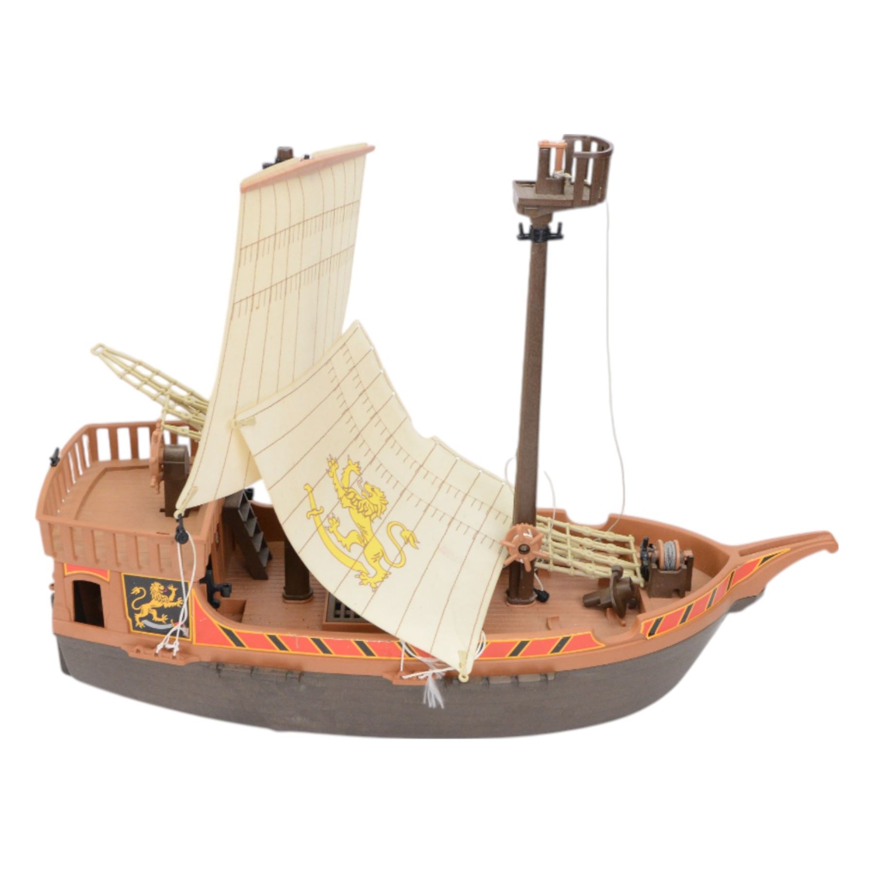 Playmobil pirate ship model no. 3940, boxed, together with a further unboxed Playmobil pirate ship (2)