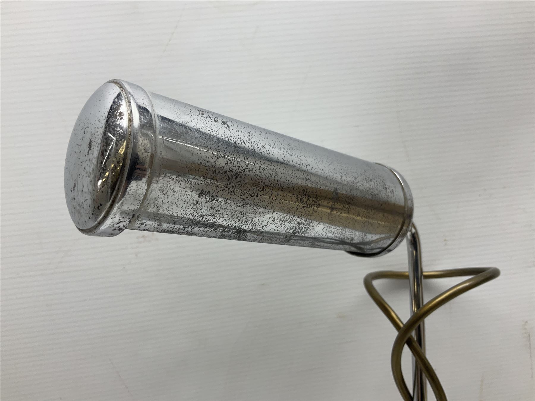 Quantity of post cards in six albums, local interest and photographic postcards, together with an art deco style table lamp