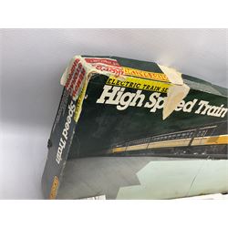 Hornby '00' gauge - Intercity 125 2-car set Nos.43010 & 43011 with one coach in original box with track and additional 4-6-0 locomotive and tender No.7476 and goods wagon; and another similar HST Intercity 125 2-car set Nos.43125 & 43126 with two coaches in original box with track and controller (2)