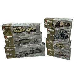 Corgi Classics - seven limited edition die-cast military vehicles nos.07501, 55101, 55601, 66501, 66601, 69901 & 69902; all boxed (7)