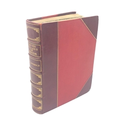  Lawrence T.E : Seven Pillars of Wisdom a Triumph. Published for General Circulation 1935 by Jonathan Cape, monochrome illustrations. Half red morocco binding with gilt panelled spine, 1vol  