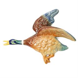 Sylvac - set of four graduated flying ducks, printed and impressed marks verso, largest W32cm (4)