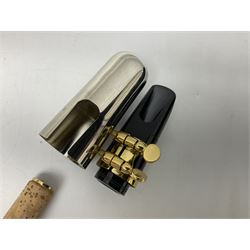 Trevor James The Horn Classic II brass straight soprano saxophone, serial no.T1255; in lightweight carrying case with accessories