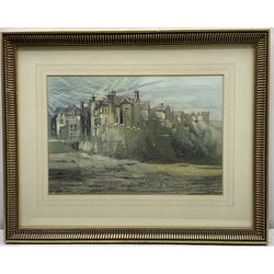 John Degnan (Northern British 1947-): Robin Hoods Bay, watercolour signed 23cm x 34cm 