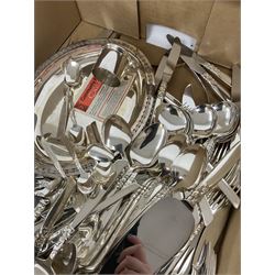 Large collection of Community cutlery South Seas pattern, together with carving set and other cutlery 