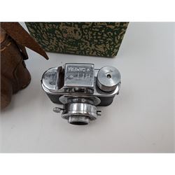 HIT spy camera, in original case, with box