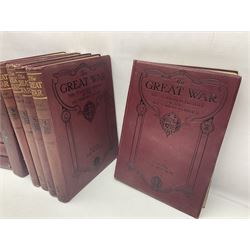 Wilson H.W. (Ed.): The Great War. The Standard History of the All-Europe Conflict. 1914-1919 Amalgamated Press. Uniformly bound in maroon/black cloth; and The War Illustrated. Seven bound volumes (Ex.8) 1914-1919. (20)
