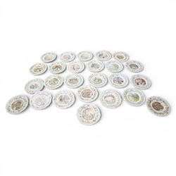 Large collection of Royal Doulton Brambly Hedge plates, collections comprising 'Secret Sta...