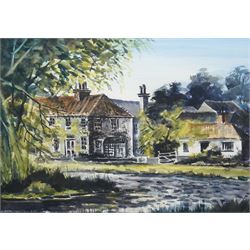 Ashley Jackson (Yorkshire 1940-): 'Wold Newton - East Ridings', watercolour signed, titled on accompanying certificate of authenticity 41cm x 55cm
Provenance: Purchased directly from the artist as part of his TV series 'A Brush with Ashley'