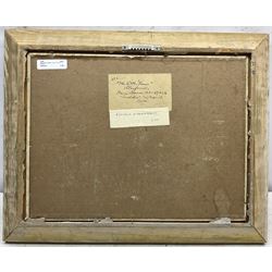 Owen Bowen (Staithes Group 1873-1967): 'The Little Farm - Llanferres' North Wales, oil on canvas board signed, original title label verso 30cm x 40cm