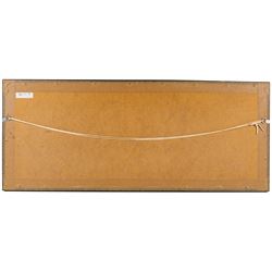 After Samuel Buck (British 1696-1779) and Nathaniel Buck (British fl. 1724-1759): The South Prospect of Scarborough in the County of York, hand-coloured engraving unsigned 31cm x 82cm
Notes: Originally published 1745.