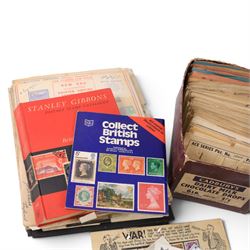 World stamps, some early 20th century and later, on ACE packets and loose