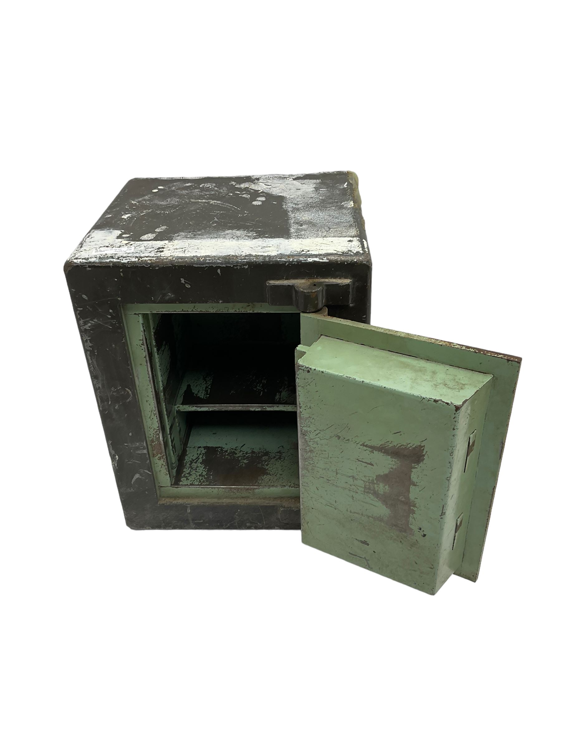 Withy Grove Stores Leeds - late Victorian cast iron safe 