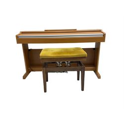 Yamaha YDP131 digital piano, in light wo