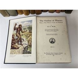 Collection of books including Hinnerd, Shirley; The Amateur's Kitchen Garden, Wright, Walter. P; Handy Perennials and Herbaceous Boards, and Garden Trees and Shrubs, Prescott, William H; The Conquest of Mexico etc 