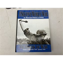 Trident Press: The Second World War - An Illustrated History of WWII. 2000. Ten volumes being a complete facsimile reprint of Hammerton's WW2 periodical 'The War Illustrated' from Vol 1 No 1 16th September 1939 to Vol 10 No 255 11th April 1947; all with dustjackets (10)
