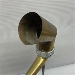 His Master;s Voice gramophone, with brass horn