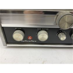 Late 1960s Hallicrafters SX-130 amateur communications receiver, in grey case, W49cm D25cm H20cm