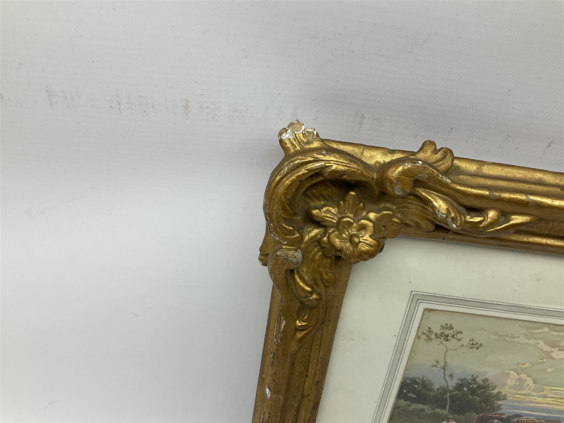 John MacPherson (Scottish fl.1858-1891): Punting Cows, watercolour signed 14cm x 28cm 