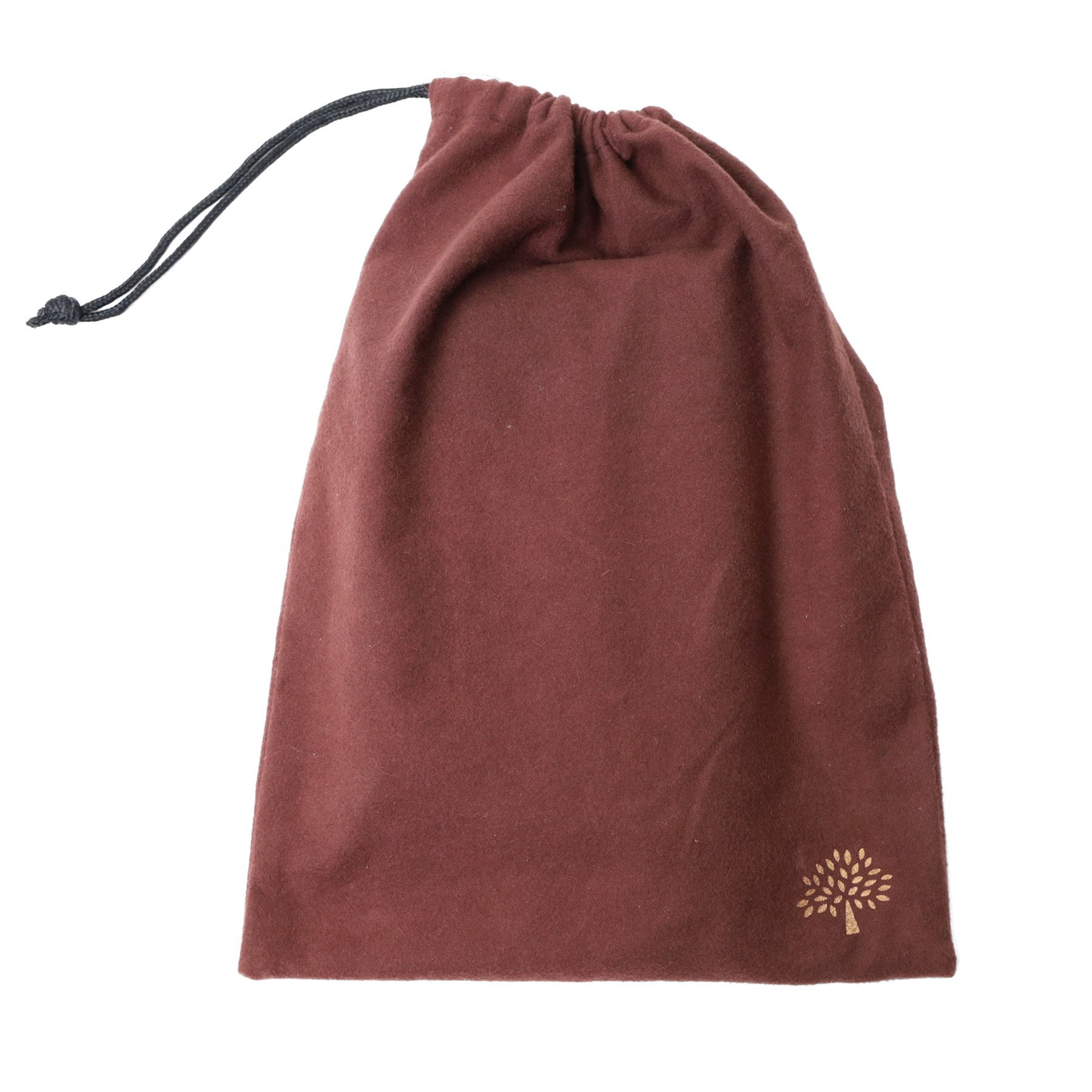 Mulberry - dark burgundy leather clutch pouch, the envelope flap with press-stud fastening and oversized silver-tone stud detailing to the corners, suede-lined interior, with original dust bag