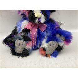Charlie Bears - limited edition 'Jack' CB2052530 and 'Jill' CB2052540 No.110/1000 with labels; and 'Blotch' CB2170210 with labels (3)