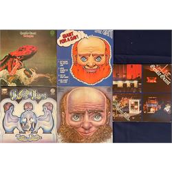Gentle Giant LP's: Self titled (Vertigo 6360020), Three Friends (Vertigo 6360070), Giant for a Day (CHR 1186), Octopus (Vertigo 6360 080) and Playing the Fool (CTY 1133) (5)