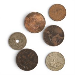 Great British and World coins, 18th century and later, in metal box