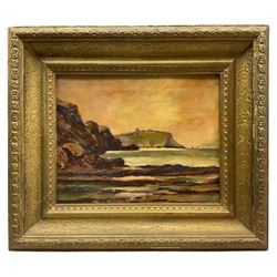 English School (19th century): Scalby Mills Hotel and Beck - Scarborough, oil on board unsigned; Scarborough South Bay, oil on canvas by a different hand unsigned; Arthur Kidd: Boats in Scarborough Harborough, watercolour signed and dated '31, max 16cm x 24cm (3)