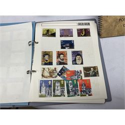 Various empty albums and folders, World stamps including Afghanistan, Bulgaria, Chile, Cuba, Czechoslovakia, British Antarctic Territory, Peru etc, in one box