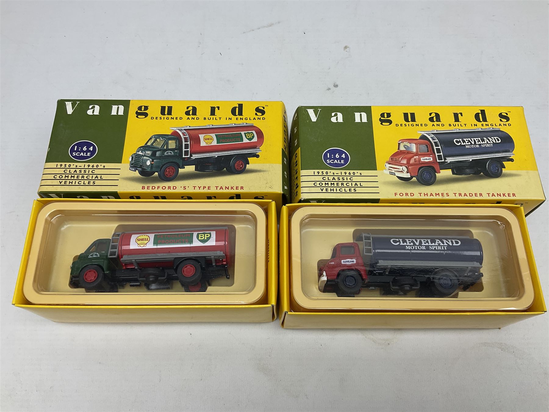 Nineteen Lledo Vanguards 1:64 scale 1950's-1960's Classic Commercial Vehicles die-cast models, all boxed (19)